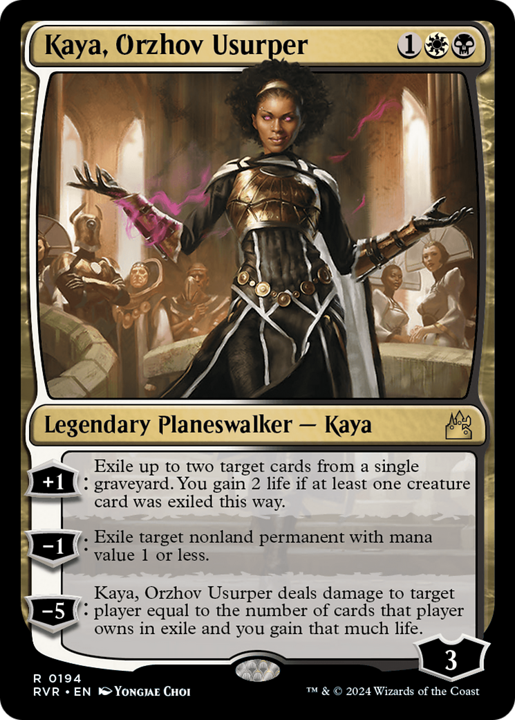 Kaya, Orzhov Usurper [Ravnica Remastered] MTG Single Magic: The Gathering    | Red Claw Gaming