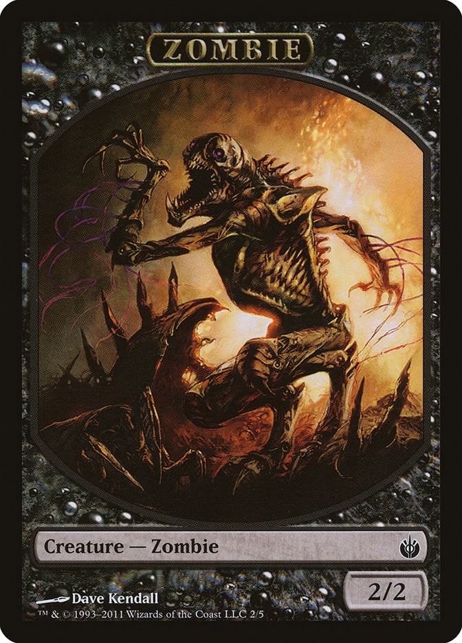 Zombie Token [Mirrodin Besieged Tokens] MTG Single Magic: The Gathering    | Red Claw Gaming