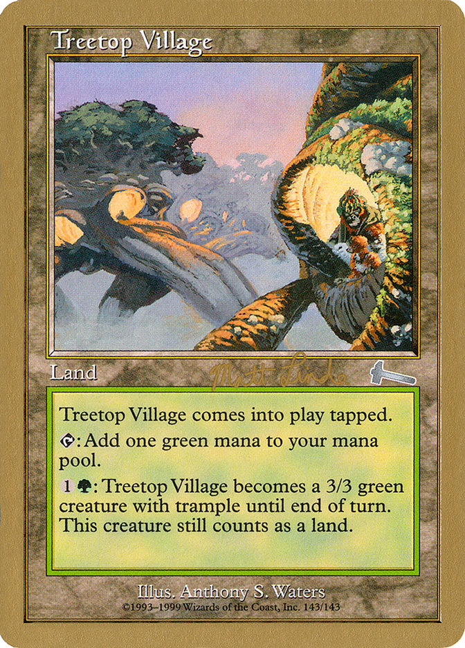 Treetop Village (Matt Linde) [World Championship Decks 1999] MTG Single Magic: The Gathering    | Red Claw Gaming