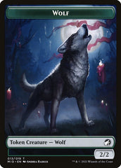 Wolf (013) // Clue (016) Double-Sided Token [Challenger Decks 2022 Tokens] MTG Single Magic: The Gathering    | Red Claw Gaming