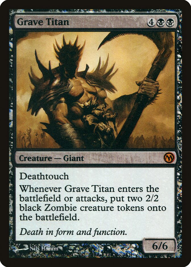 Grave Titan (Duels of the Planeswalkers Promos) [Duels of the Planeswalkers Promos 2011] MTG Single Magic: The Gathering    | Red Claw Gaming