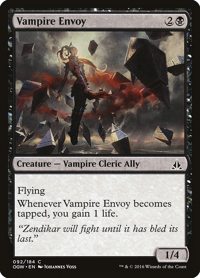 Vampire Envoy [Oath of the Gatewatch] MTG Single Magic: The Gathering    | Red Claw Gaming