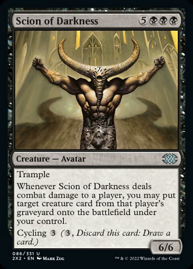 Scion of Darkness [Double Masters 2022] MTG Single Magic: The Gathering    | Red Claw Gaming