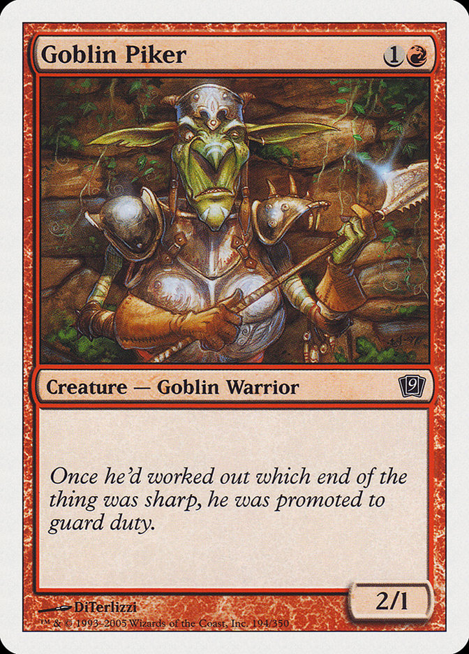 Goblin Piker [Ninth Edition] MTG Single Magic: The Gathering    | Red Claw Gaming