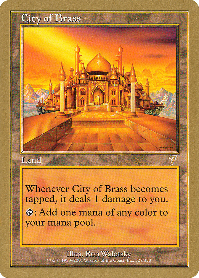 City of Brass (Jan Tomcani) [World Championship Decks 2001] MTG Single Magic: The Gathering    | Red Claw Gaming