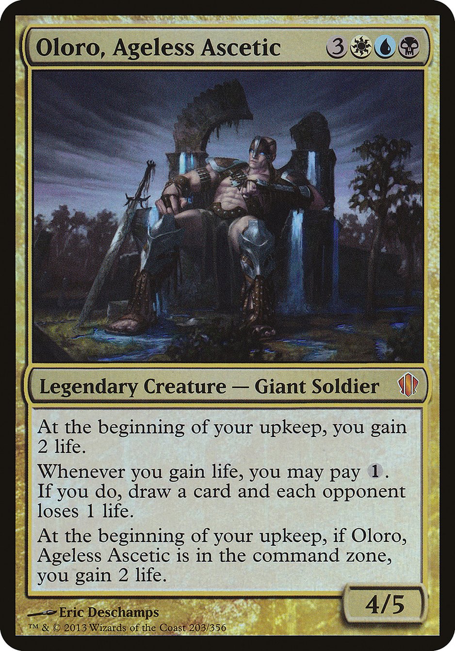 Oloro, Ageless Ascetic (Oversized) [Commander 2013 Oversized] MTG Single Magic: The Gathering    | Red Claw Gaming