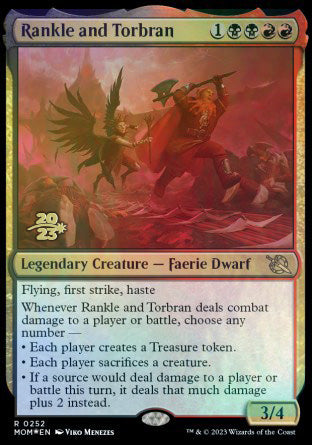 Rankle and Torbran [March of the Machine Prerelease Promos] MTG Single Magic: The Gathering    | Red Claw Gaming