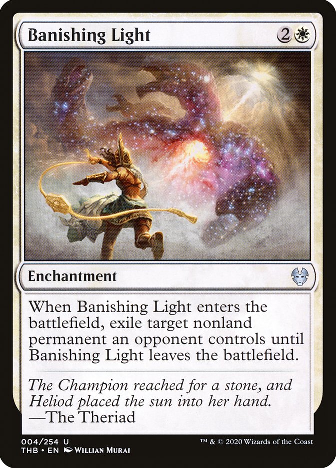 Banishing Light [Theros Beyond Death] MTG Single Magic: The Gathering    | Red Claw Gaming