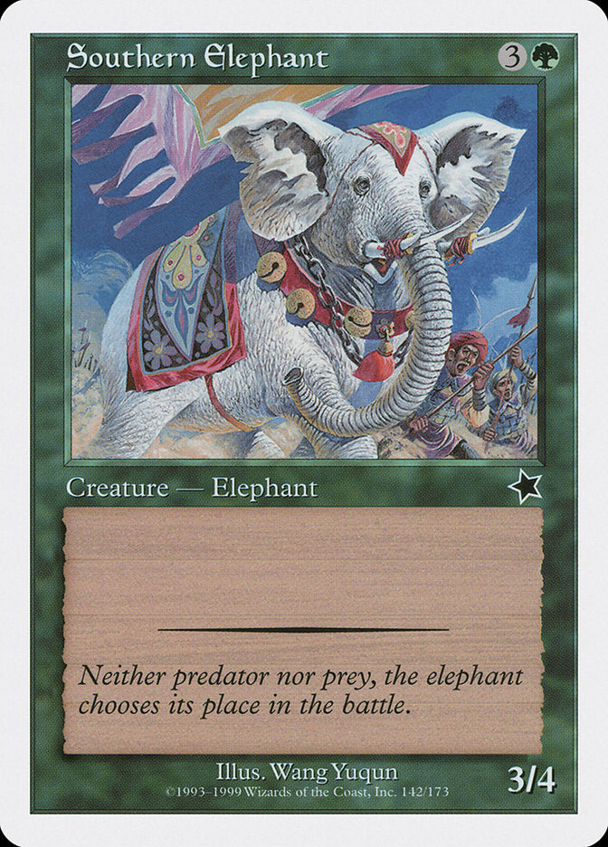 Southern Elephant [Starter 1999] MTG Single Magic: The Gathering    | Red Claw Gaming