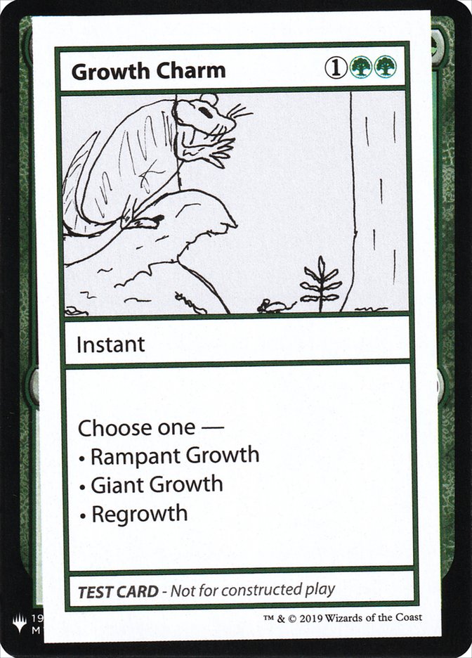 Growth Charm [Mystery Booster Playtest Cards] MTG Single Magic: The Gathering    | Red Claw Gaming