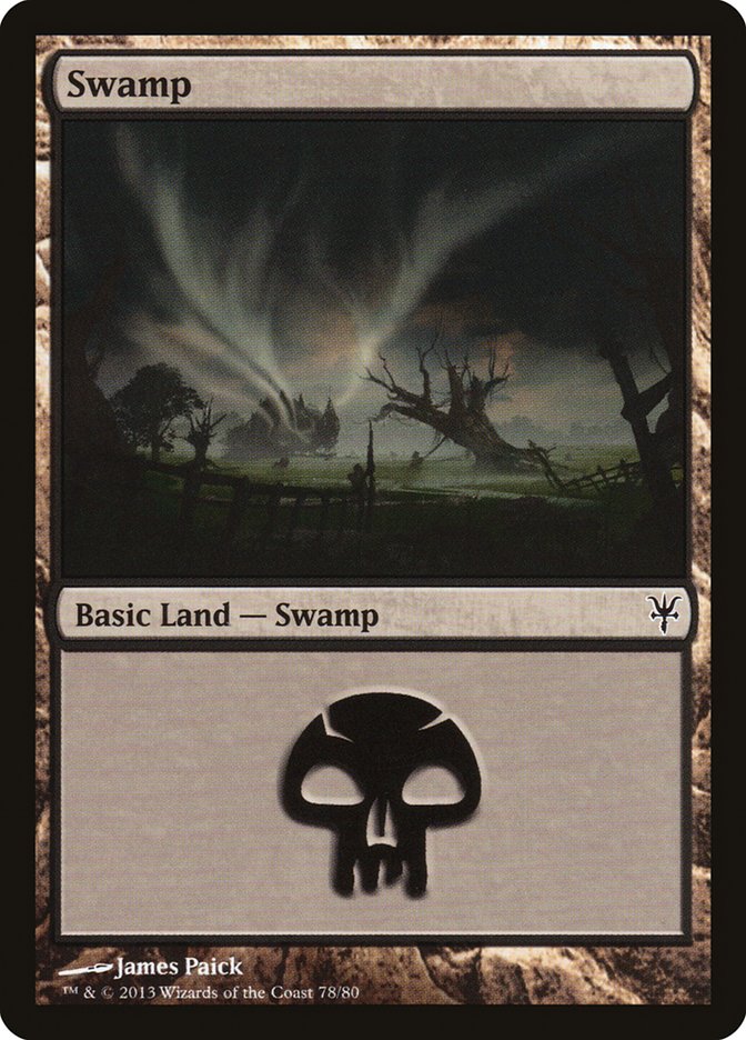 Swamp (78) [Duel Decks: Sorin vs. Tibalt] MTG Single Magic: The Gathering    | Red Claw Gaming