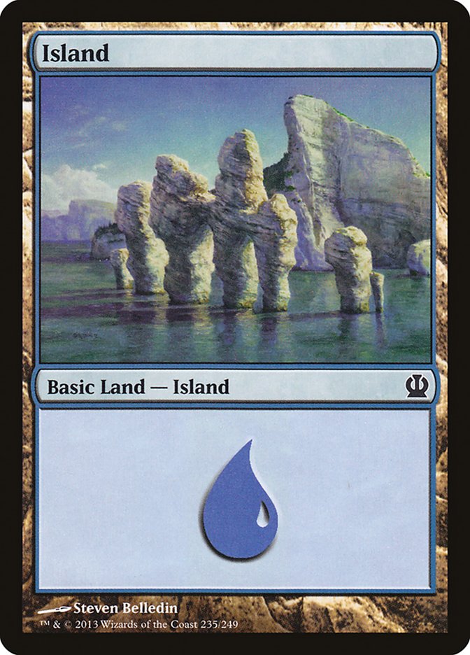 Island (235) [Theros] MTG Single Magic: The Gathering    | Red Claw Gaming