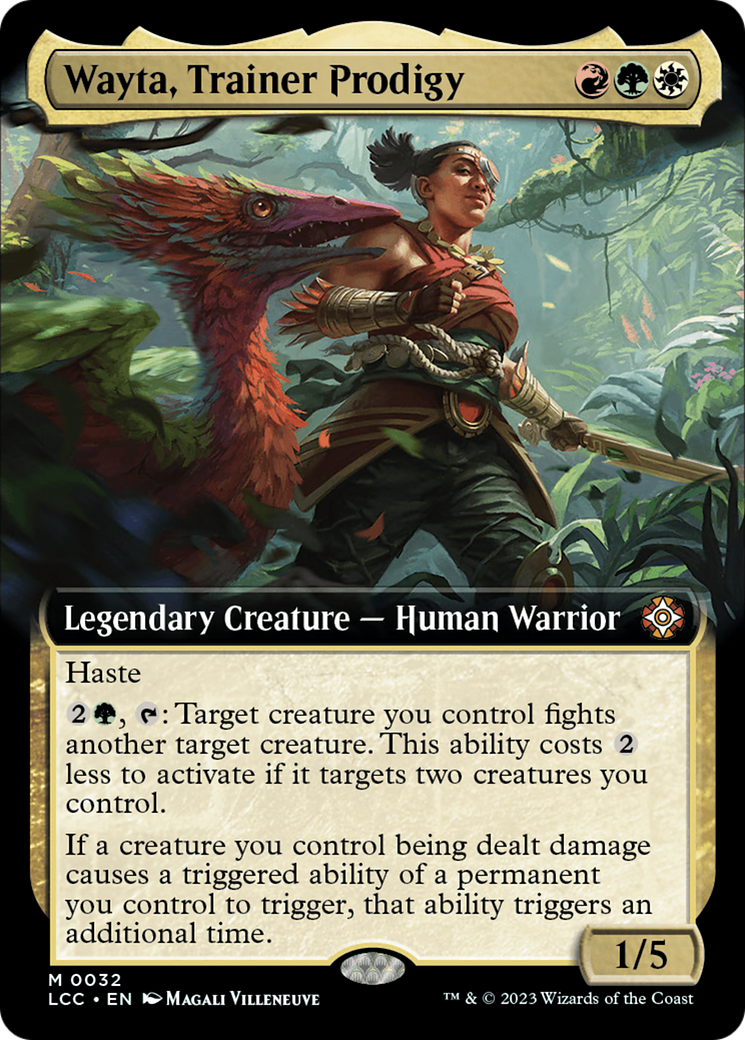 Wayta, Trainer Prodigy (Extended Art) [The Lost Caverns of Ixalan Commander] MTG Single Magic: The Gathering    | Red Claw Gaming