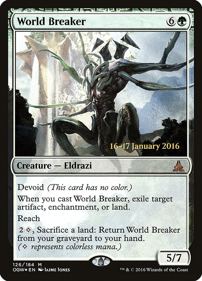 World Breaker [Oath of the Gatewatch Prerelease Promos] MTG Single Magic: The Gathering    | Red Claw Gaming