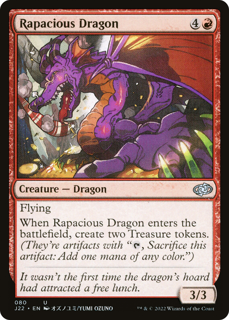 Rapacious Dragon [Jumpstart 2022] MTG Single Magic: The Gathering    | Red Claw Gaming