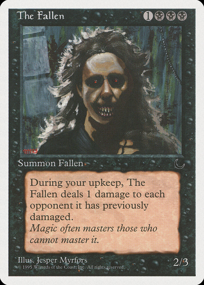 The Fallen [Chronicles] MTG Single Magic: The Gathering    | Red Claw Gaming