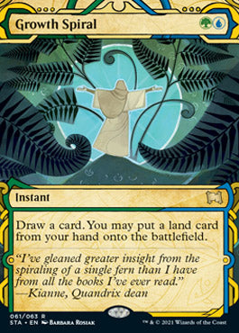 Growth Spiral (Foil Etched) [Strixhaven: School of Mages Mystical Archive] MTG Single Magic: The Gathering    | Red Claw Gaming