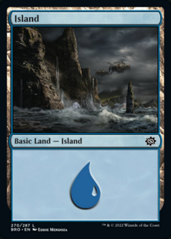 Island (270) [The Brothers' War] MTG Single Magic: The Gathering    | Red Claw Gaming