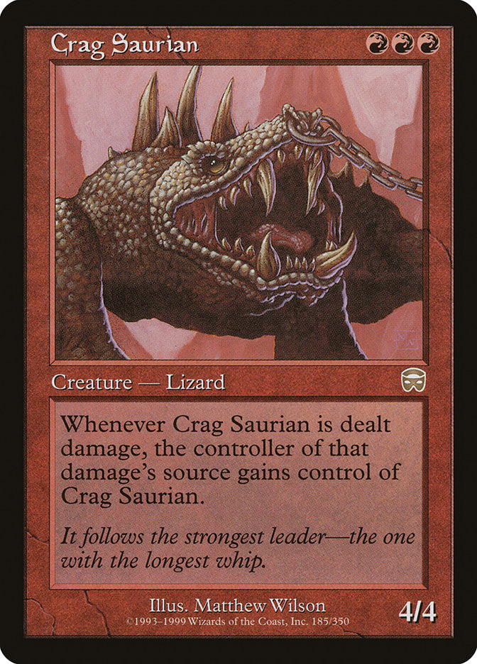 Crag Saurian [Mercadian Masques] MTG Single Magic: The Gathering    | Red Claw Gaming