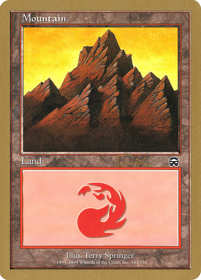 Mountain (jt343) (Jan Tomcani) (MMQ) [World Championship Decks 2001] MTG Single Magic: The Gathering    | Red Claw Gaming