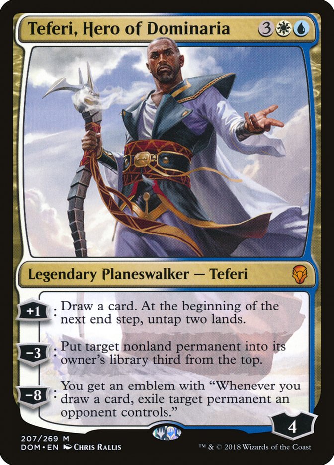 Teferi, Hero of Dominaria [Dominaria] MTG Single Magic: The Gathering    | Red Claw Gaming