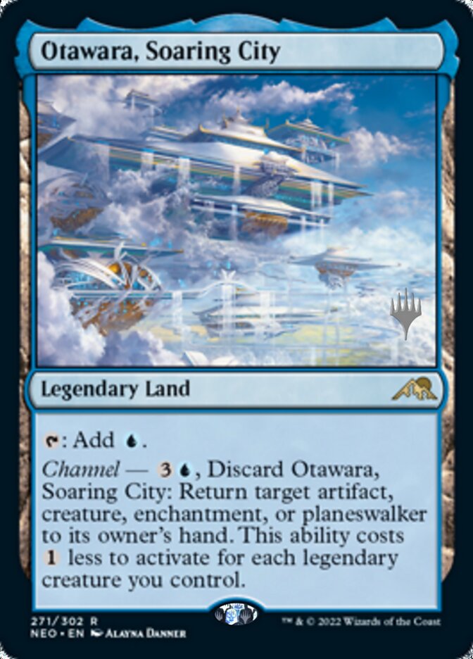 Otawara, Soaring City (Promo Pack) [Kamigawa: Neon Dynasty Promos] MTG Single Magic: The Gathering    | Red Claw Gaming