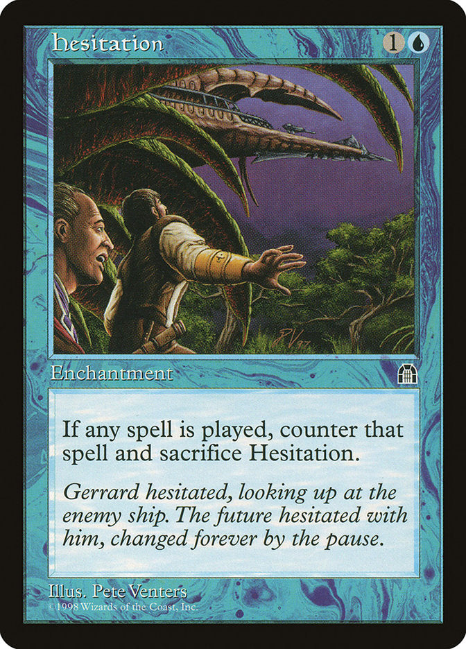 Hesitation [Stronghold] MTG Single Magic: The Gathering    | Red Claw Gaming