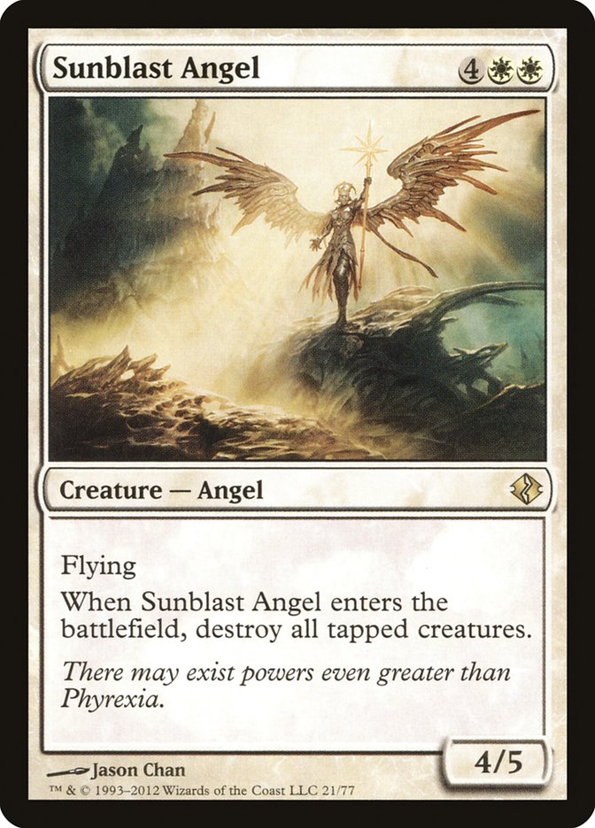 Sunblast Angel [Duel Decks: Venser vs. Koth] MTG Single Magic: The Gathering    | Red Claw Gaming