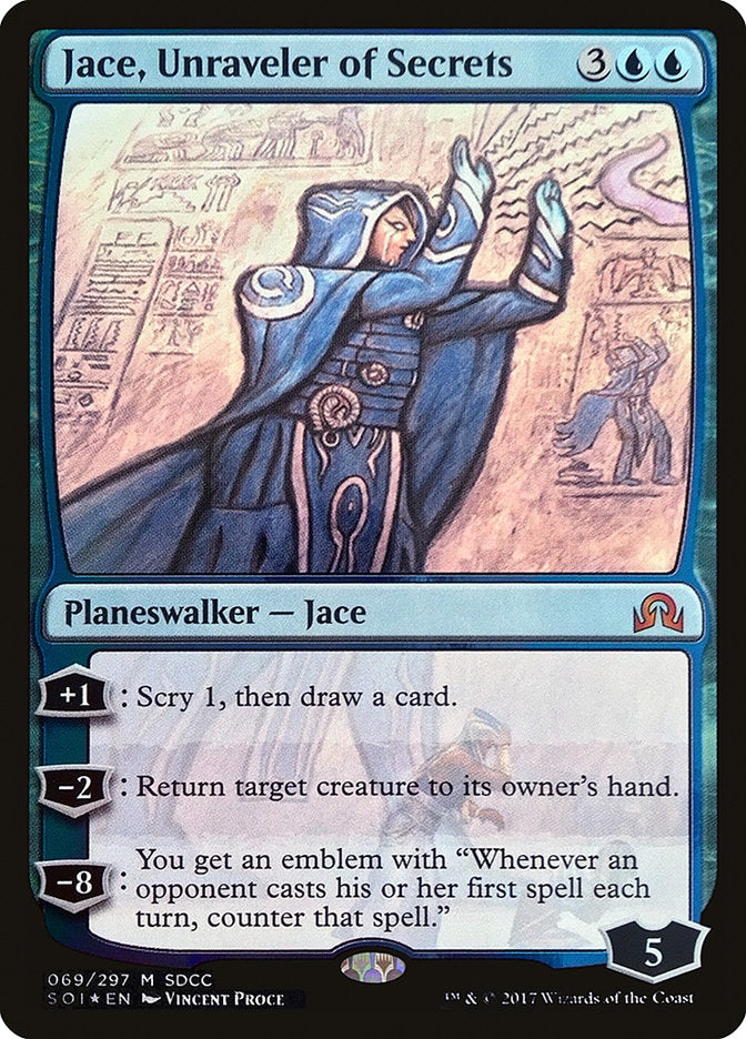 Jace, Unraveler of Secrets [San Diego Comic-Con 2017] MTG Single Magic: The Gathering    | Red Claw Gaming