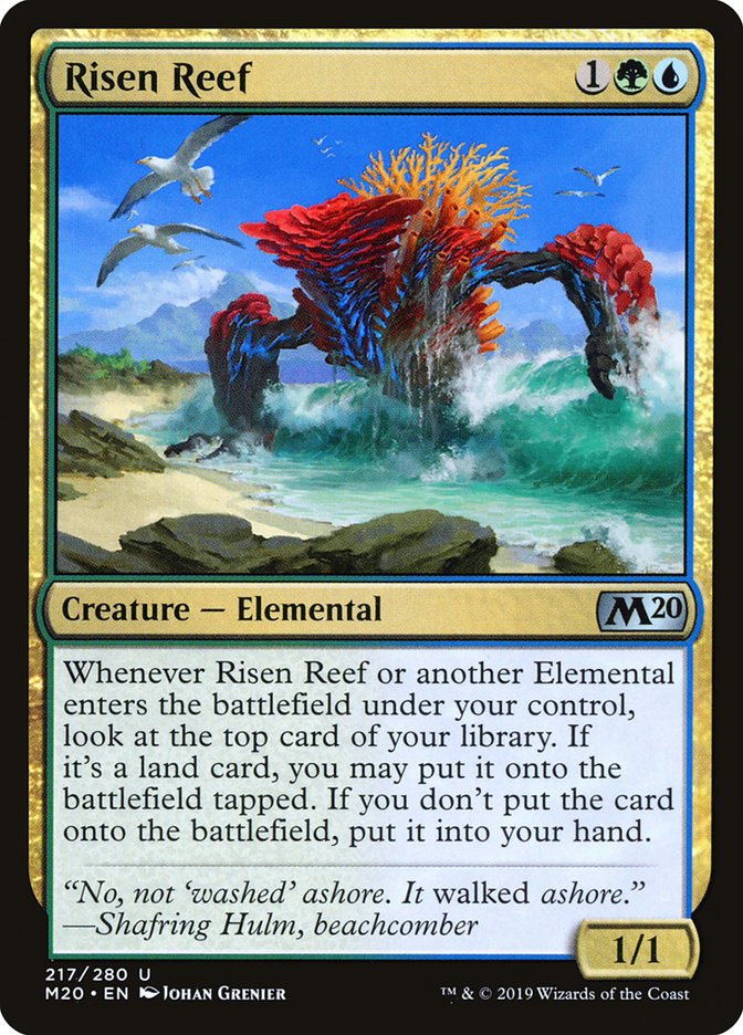 Risen Reef [Core Set 2020] MTG Single Magic: The Gathering    | Red Claw Gaming