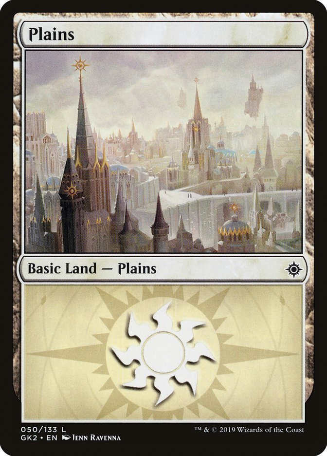 Plains (50) [Ravnica Allegiance Guild Kit] MTG Single Magic: The Gathering    | Red Claw Gaming