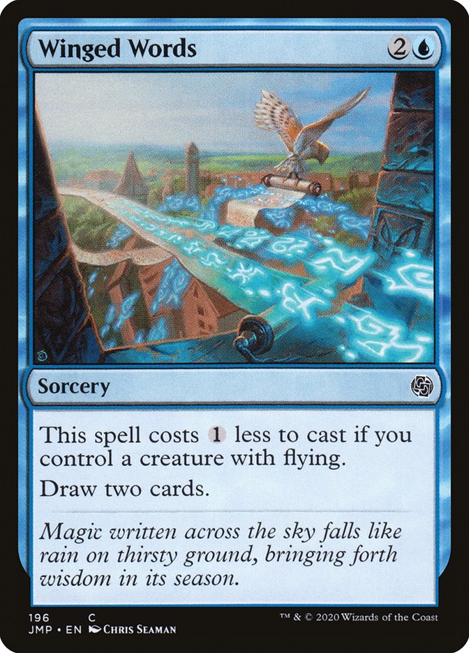 Winged Words [Jumpstart] MTG Single Magic: The Gathering    | Red Claw Gaming