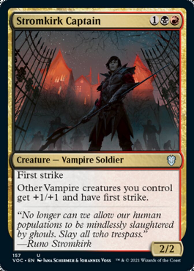 Stromkirk Captain [Innistrad: Crimson Vow Commander] MTG Single Magic: The Gathering    | Red Claw Gaming