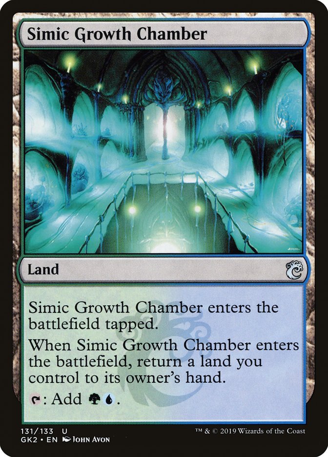 Simic Growth Chamber [Ravnica Allegiance Guild Kit] MTG Single Magic: The Gathering    | Red Claw Gaming