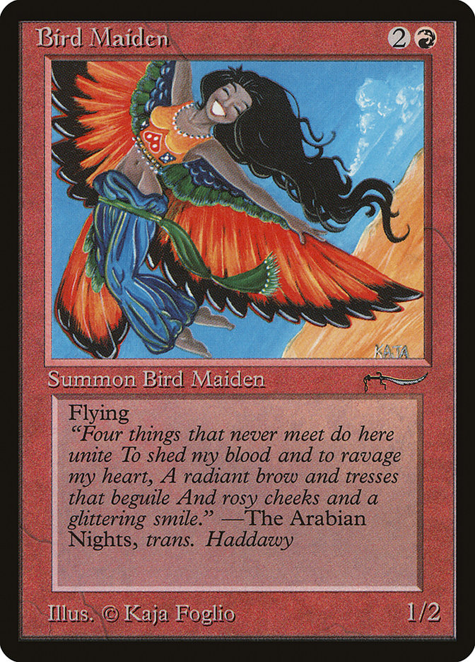 Bird Maiden (Light Mana Cost) [Arabian Nights] MTG Single Magic: The Gathering    | Red Claw Gaming