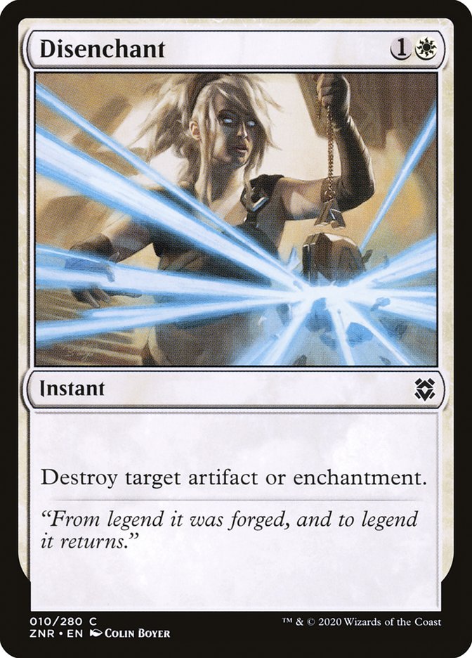 Disenchant [Zendikar Rising] MTG Single Magic: The Gathering    | Red Claw Gaming