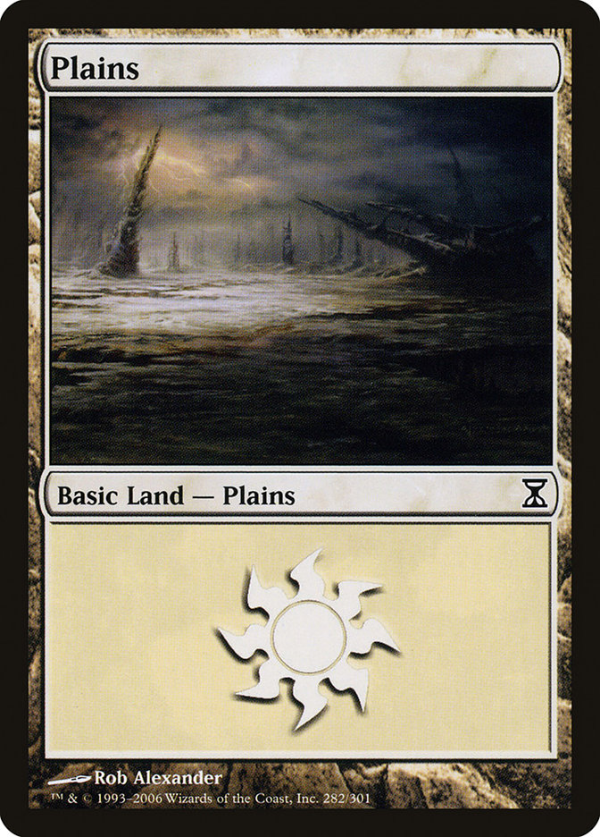 Plains (282) [Time Spiral] MTG Single Magic: The Gathering    | Red Claw Gaming