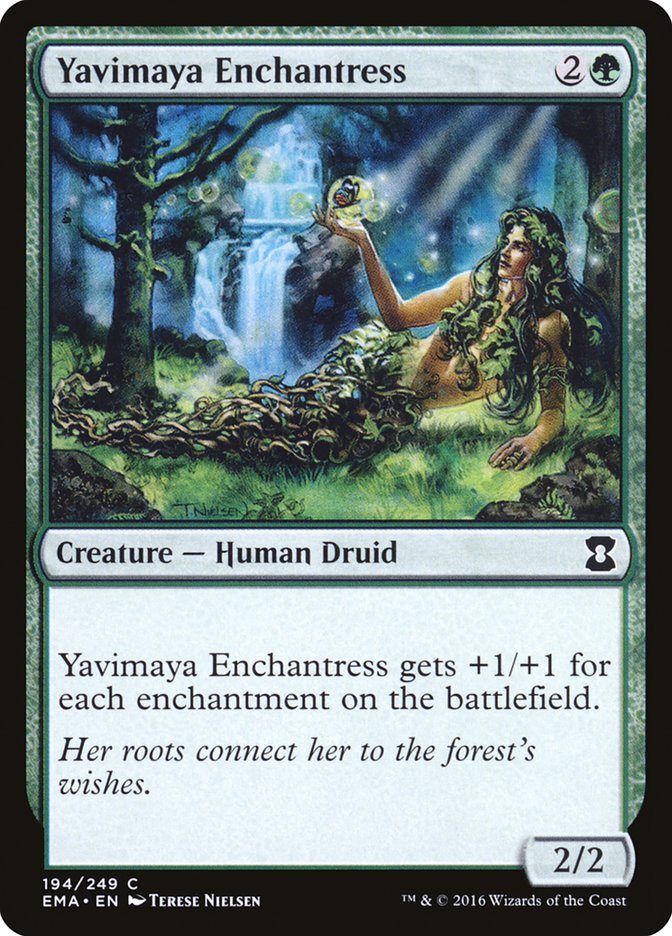 Yavimaya Enchantress [Eternal Masters] MTG Single Magic: The Gathering    | Red Claw Gaming