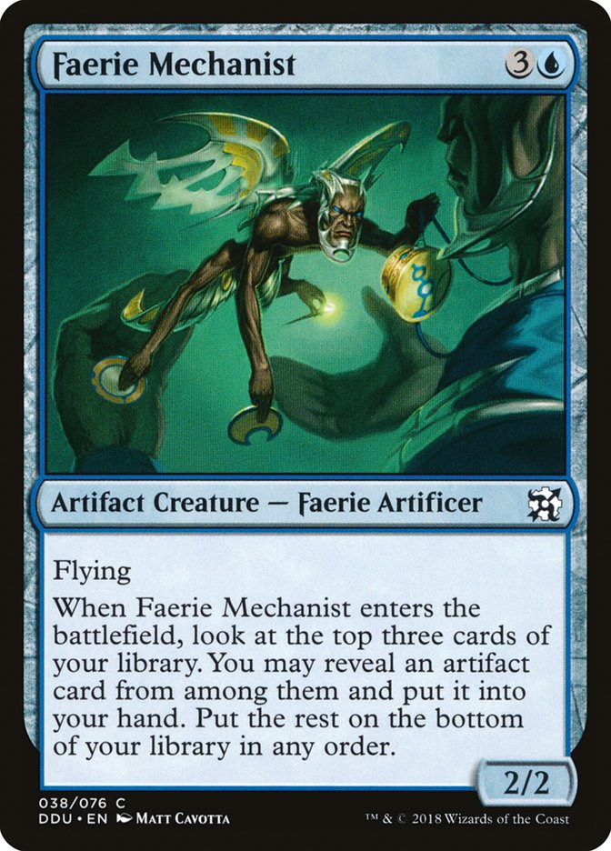 Faerie Mechanist [Duel Decks: Elves vs. Inventors] MTG Single Magic: The Gathering    | Red Claw Gaming