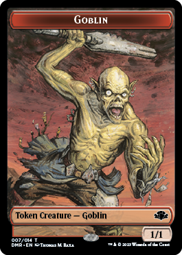Goblin // Griffin Double-Sided Token [Dominaria Remastered Tokens] MTG Single Magic: The Gathering    | Red Claw Gaming