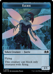 Faerie // Food (0013) Double-Sided Token [Wilds of Eldraine Tokens] MTG Single Magic: The Gathering    | Red Claw Gaming
