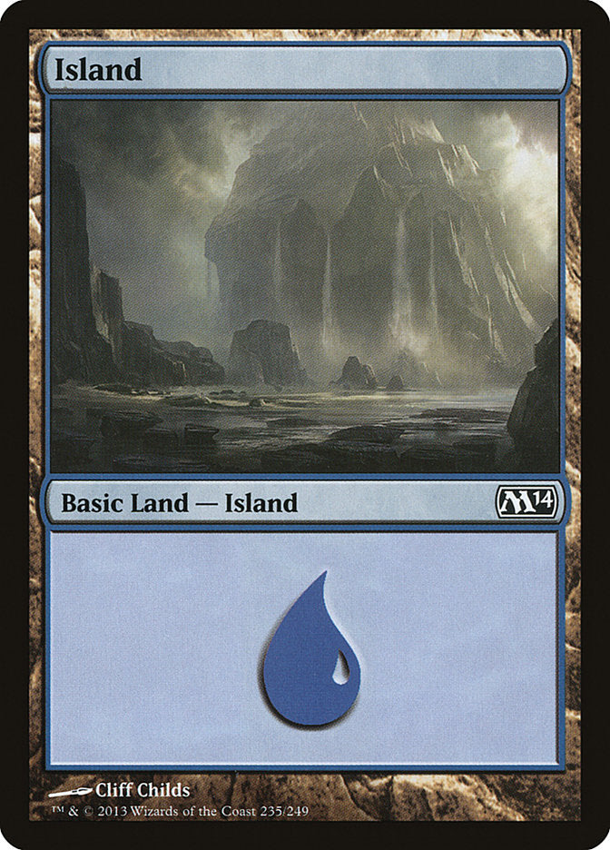 Island (235) [Magic 2014] MTG Single Magic: The Gathering    | Red Claw Gaming