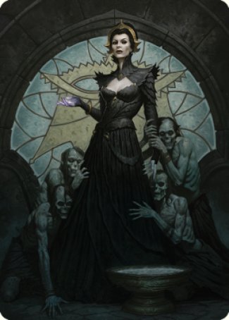 Liliana of the Veil Art Card [Dominaria United Art Series] MTG Single Magic: The Gathering    | Red Claw Gaming