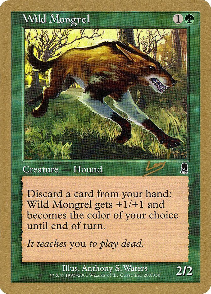 Wild Mongrel (Raphael Levy) [World Championship Decks 2002] MTG Single Magic: The Gathering    | Red Claw Gaming