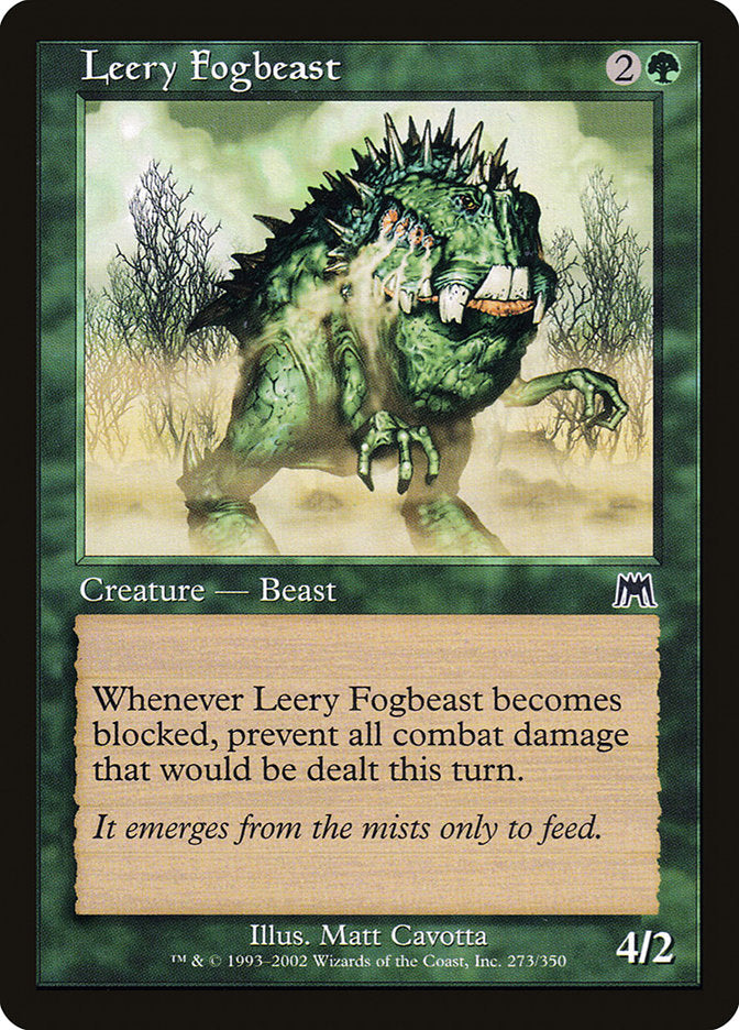 Leery Fogbeast [Onslaught] MTG Single Magic: The Gathering    | Red Claw Gaming