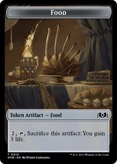 Faerie // Food (0010) Double-Sided Token [Wilds of Eldraine Tokens] MTG Single Magic: The Gathering    | Red Claw Gaming