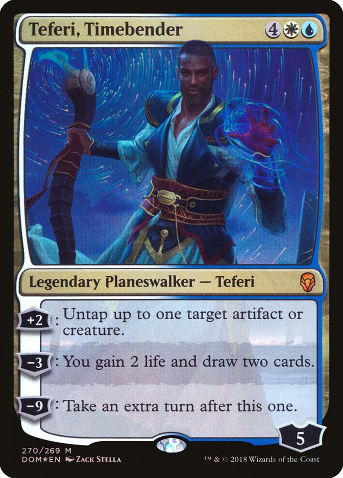 Teferi, Timebender [Dominaria] MTG Single Magic: The Gathering    | Red Claw Gaming