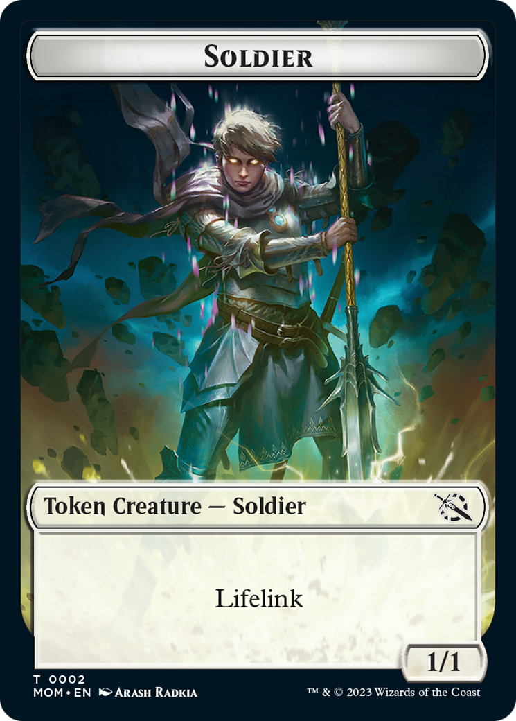 Soldier Token [March of the Machine Tokens] MTG Single Magic: The Gathering    | Red Claw Gaming