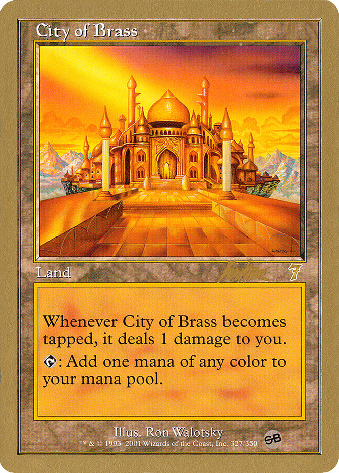 City of Brass (Brian Kibler) (SB) [World Championship Decks 2002] MTG Single Magic: The Gathering    | Red Claw Gaming