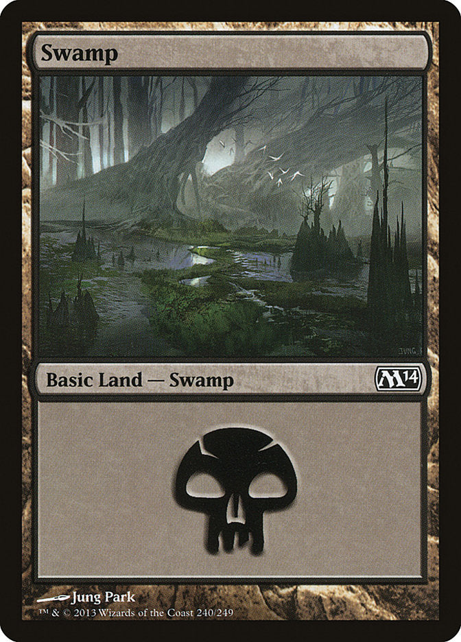 Swamp (240) [Magic 2014] MTG Single Magic: The Gathering    | Red Claw Gaming